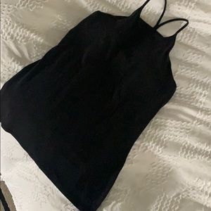 lululemon high neck tank top, built in sports bra